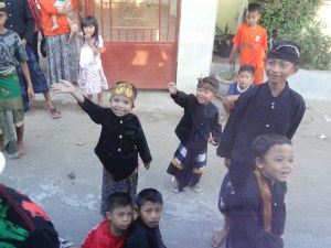 being greeted like royalty