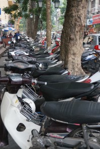motorbikes, everywhere