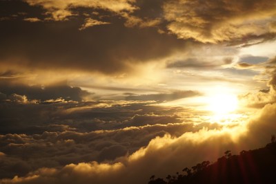 sunset at Laban Rata