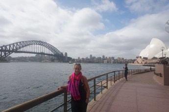 Just about getting both landmarks in view!